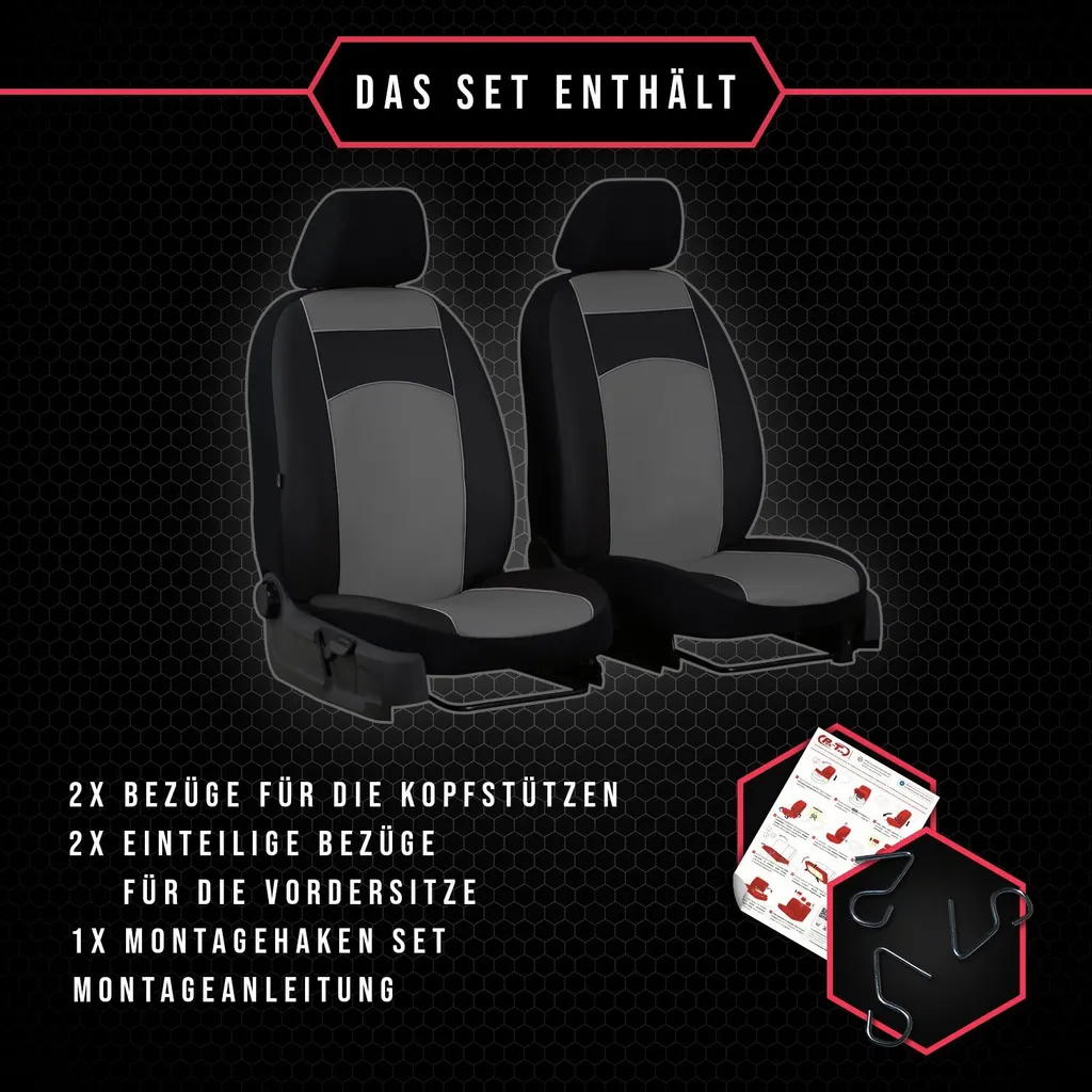 Generico Coprisedili per auto per VW Golf 8,Pelle Forata Di Alta Qualità - Copatibile Con