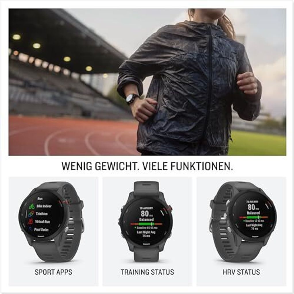 Garmin Forerunner 255 Basic Slate Grey Zdjęcie produktu 19