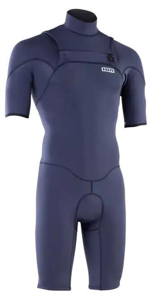 ION Neopren Element 2/2 Shorty SS Front Zip Herren blau-nachts Größe Neopren und Gurtzeug 52/L