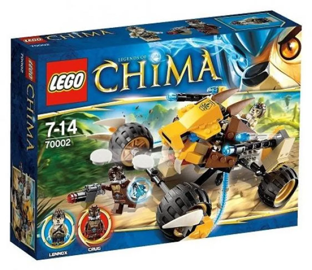 Jeu de Construction Lego 70002 Char d'Assaut Lion avec Figurine de Combat