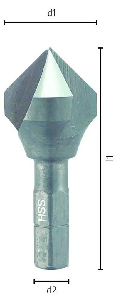 Foret Étagé HSS Pro Diamwood D. 5-25mm Queue 8mm pour Perçage Précis - 2