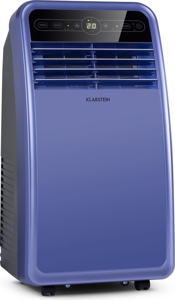 Klarstein Metrobreeze New York Smart 7k Mobiles Klimagerät – 7000 BTU, 21-34 m², App & Fernbedienung, A, 3 Geschwindigkeiten, Luftentfeuchter, ...