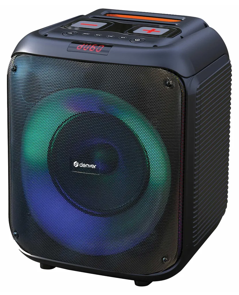 Speaker Denver BPS-250 per Feste | Bluetooth 5.0 | Luci LED e Karaoke - 8