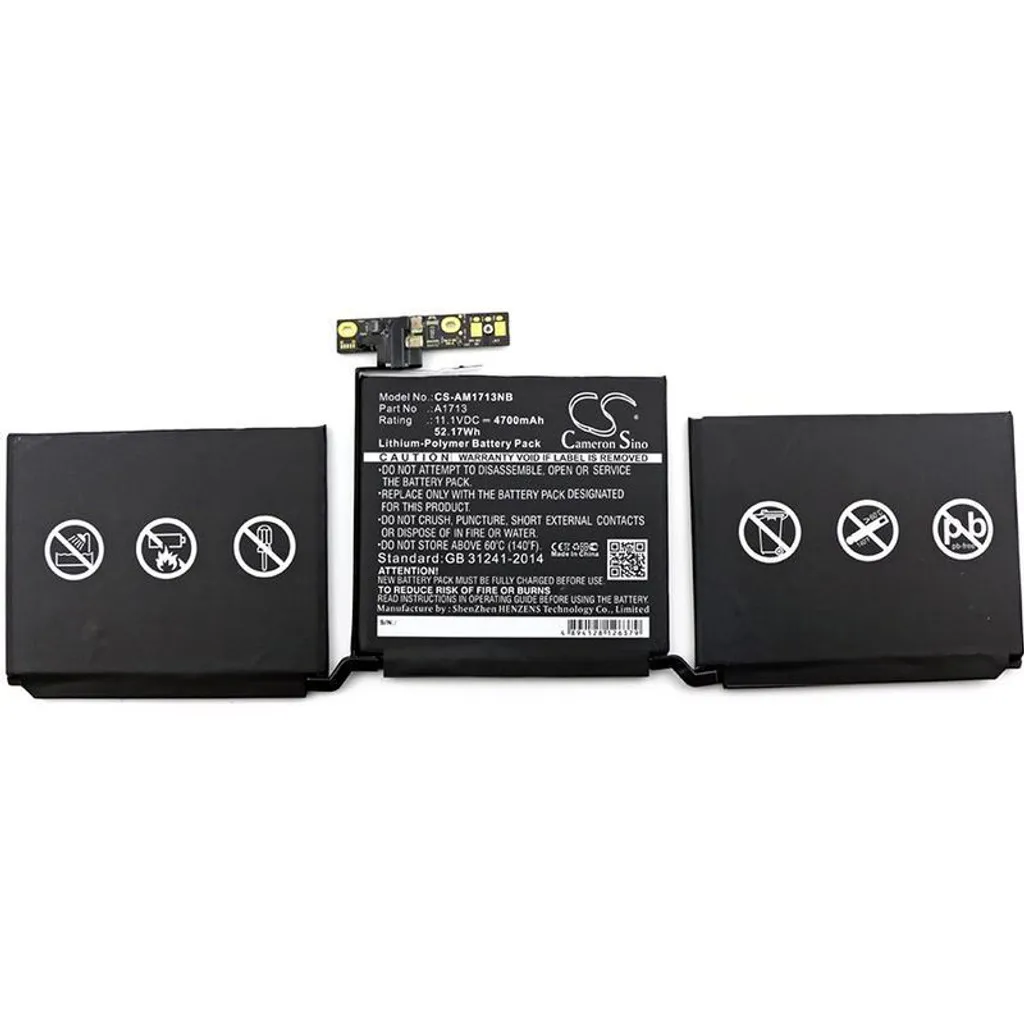 Batterie MacBook Pro 13 haute capacité 63.5Wh avec cellules longue durée - 5