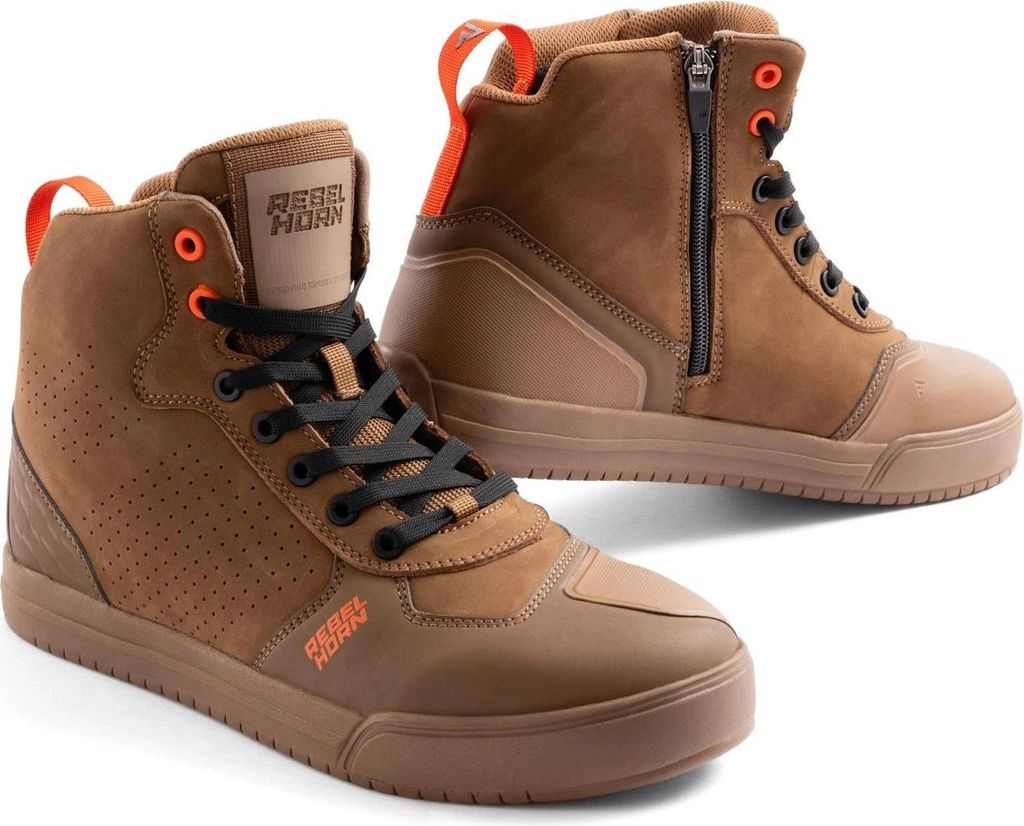 Rebelhorn Spike Motorradschuhe Braun EU 46 Herren Braun EU 46