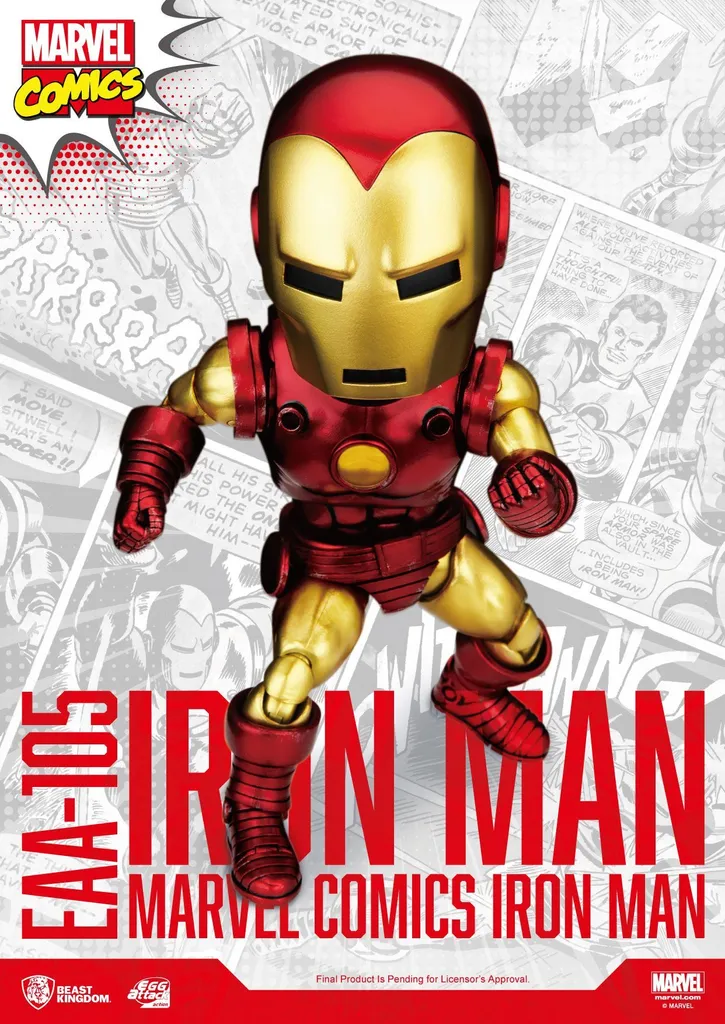 Iron Man Beast Kingdom BKDEAA105 : Effets LED et Articulations Mobiles