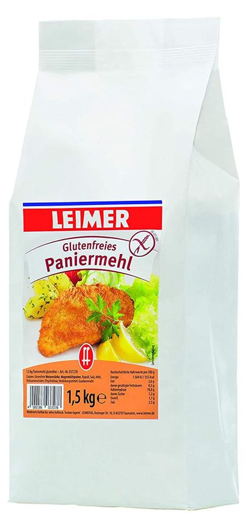 Leimer Paniermehl glutenfrei aus glutenfreier Weizenstärke Produktbild 