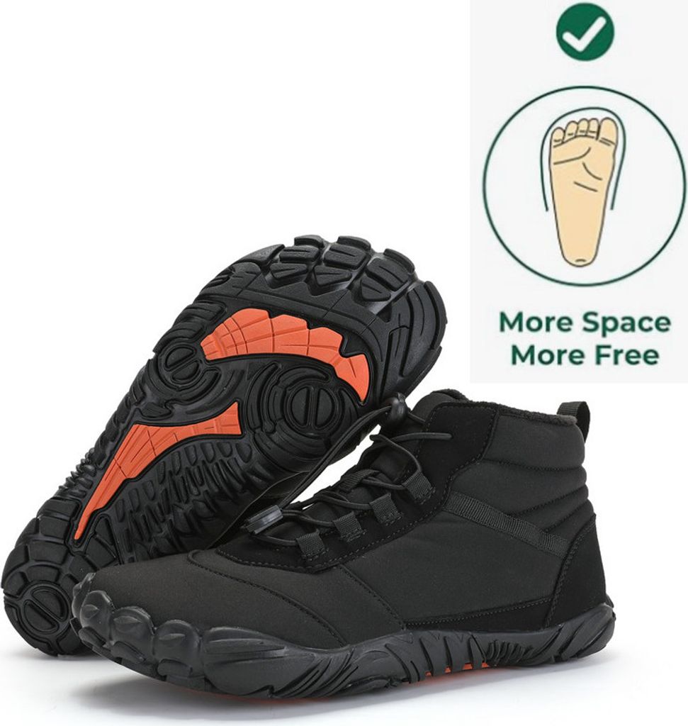 Barfußschuhe Damen & Herren warme Winter-Stiefel gefüttert Produktbild 10