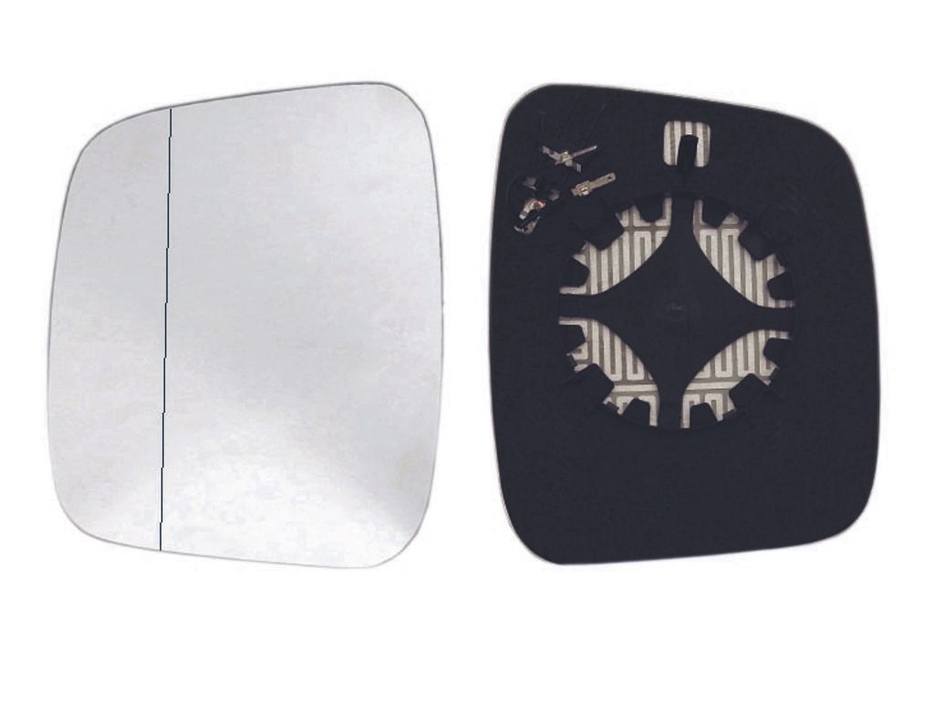ALKAR Spiegelglas Außenspiegel Links für FIAT QUBO (225) Beheizbar 6471351