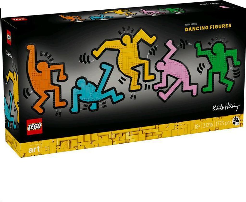 LEGO Art Keith Haring - Figurines dansantes - Kit de Image du produit 