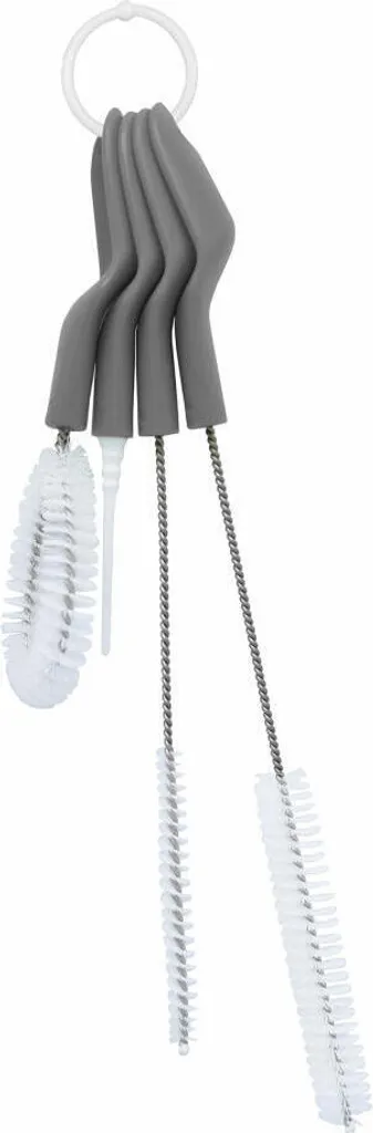 Kit Pulizia Cannucce Full Circle Little Sipper - 4 Pezzi Grigio