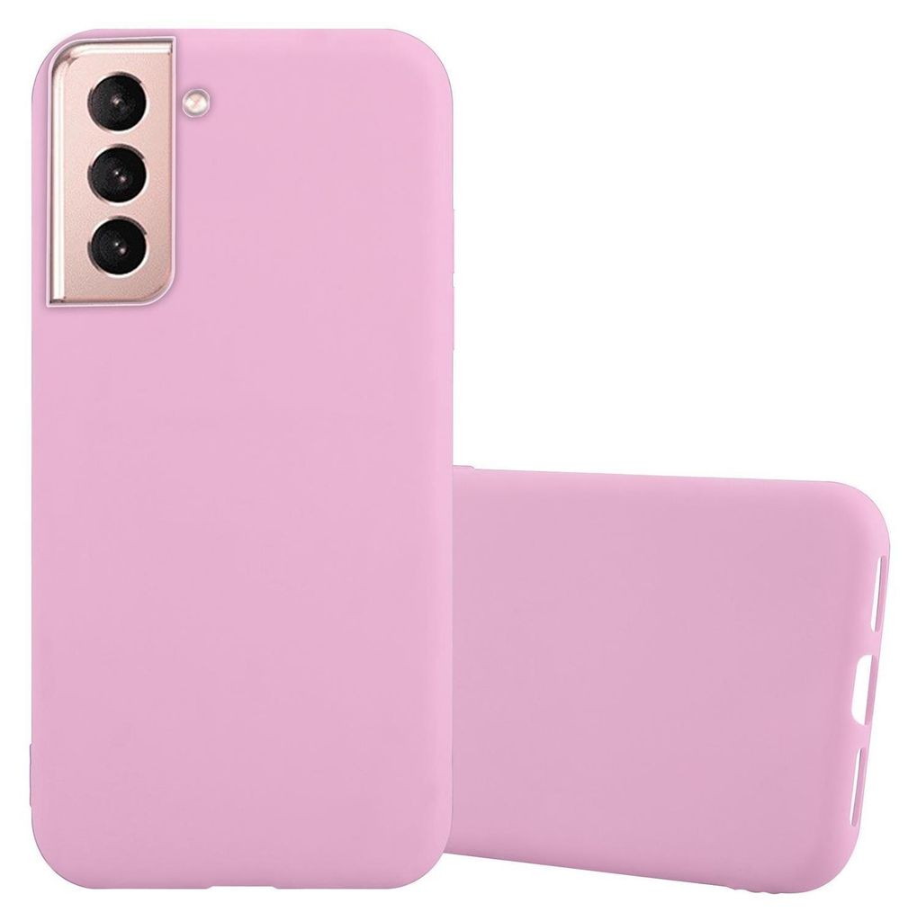 Cadorabo Hülle für Samsung Galaxy S21 5G Schutzhülle in Rosa Handyhülle TPU Silikon Etui Case Cover