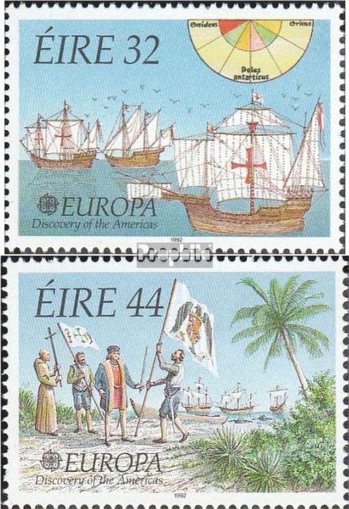 Briefmarken Irland 1992 Mi 792-793 (kompl.Ausg.) postfrisch Produktbild 
