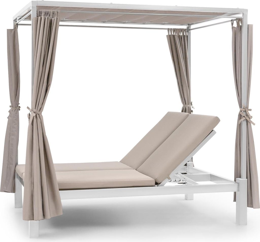Blumfeldt Doppelliege Outdoor für 2 Personen mit Dach, Produktbild 