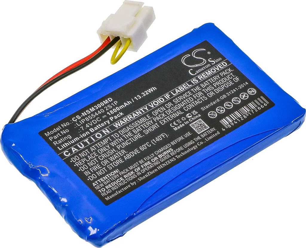 Batterie TECHTEK pour Neusoft SCP-XIKANG-3001 remplace LIP855440 2S1P