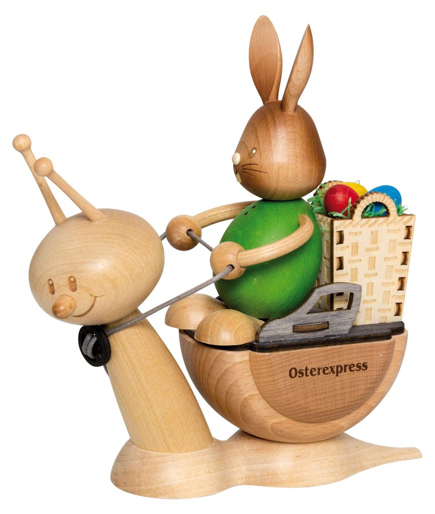 Drechslerei Kuhnert - Dekofigur aus Holz - Hase Stupsi Produktbild 
