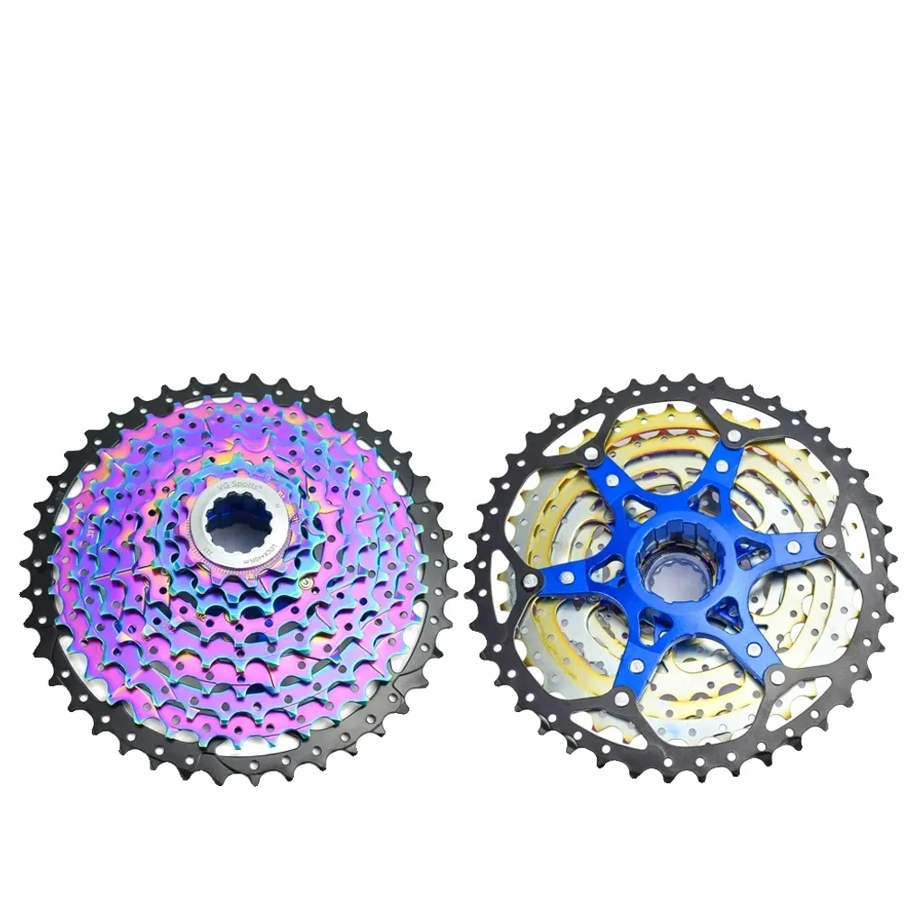 Cassette de vélo 9 vitesses 11-42T arc-en-ciel haute compatibilité