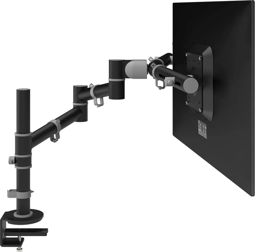 Support de Bureau pour 2 Écrans Dataflex Viewgo 48.133 Noir Ergonomique - 2