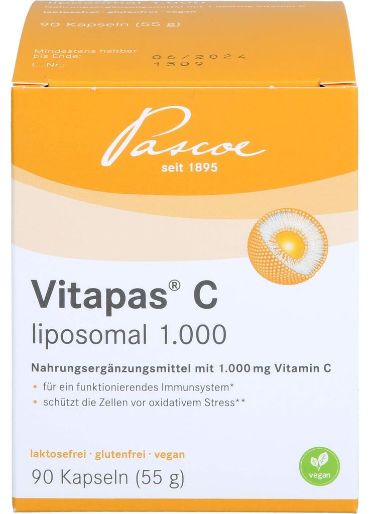 Vitapas C liposomiale 1.000 capsule protegge le cellule Immagine del prodotto 