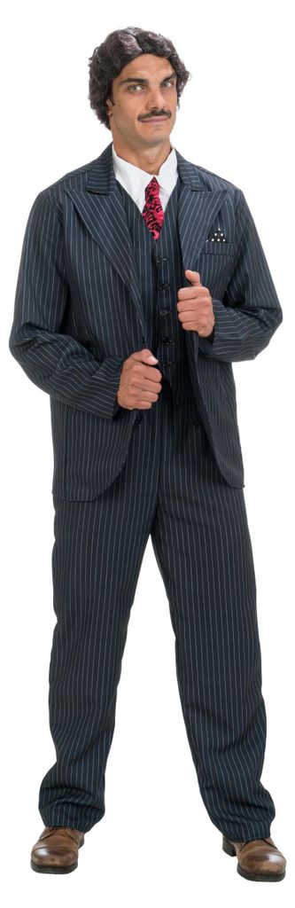 Wednesday Anzug Gomez Addams 4-teiliges Kostüm Erwachsene Produktbild 