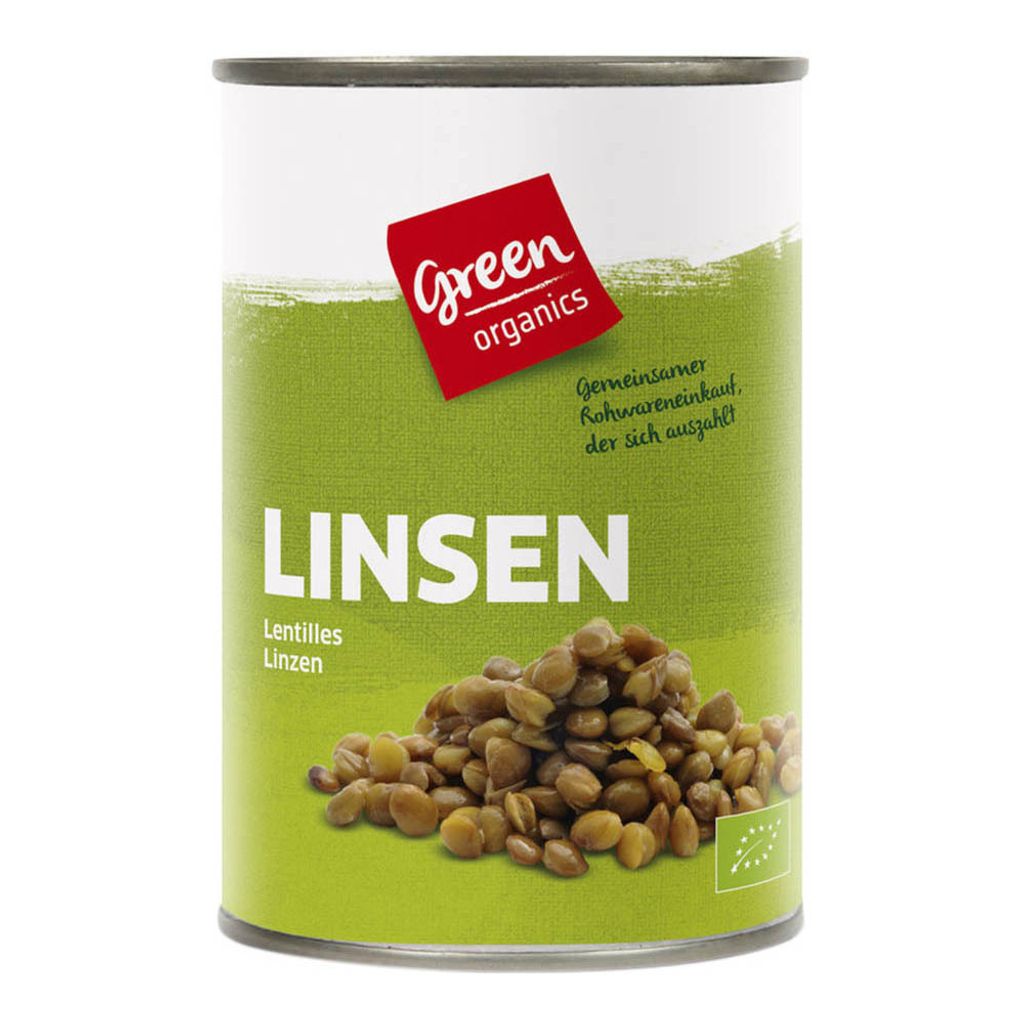 Lenticchie verdi - barattolo 400 g Immagine del prodotto 