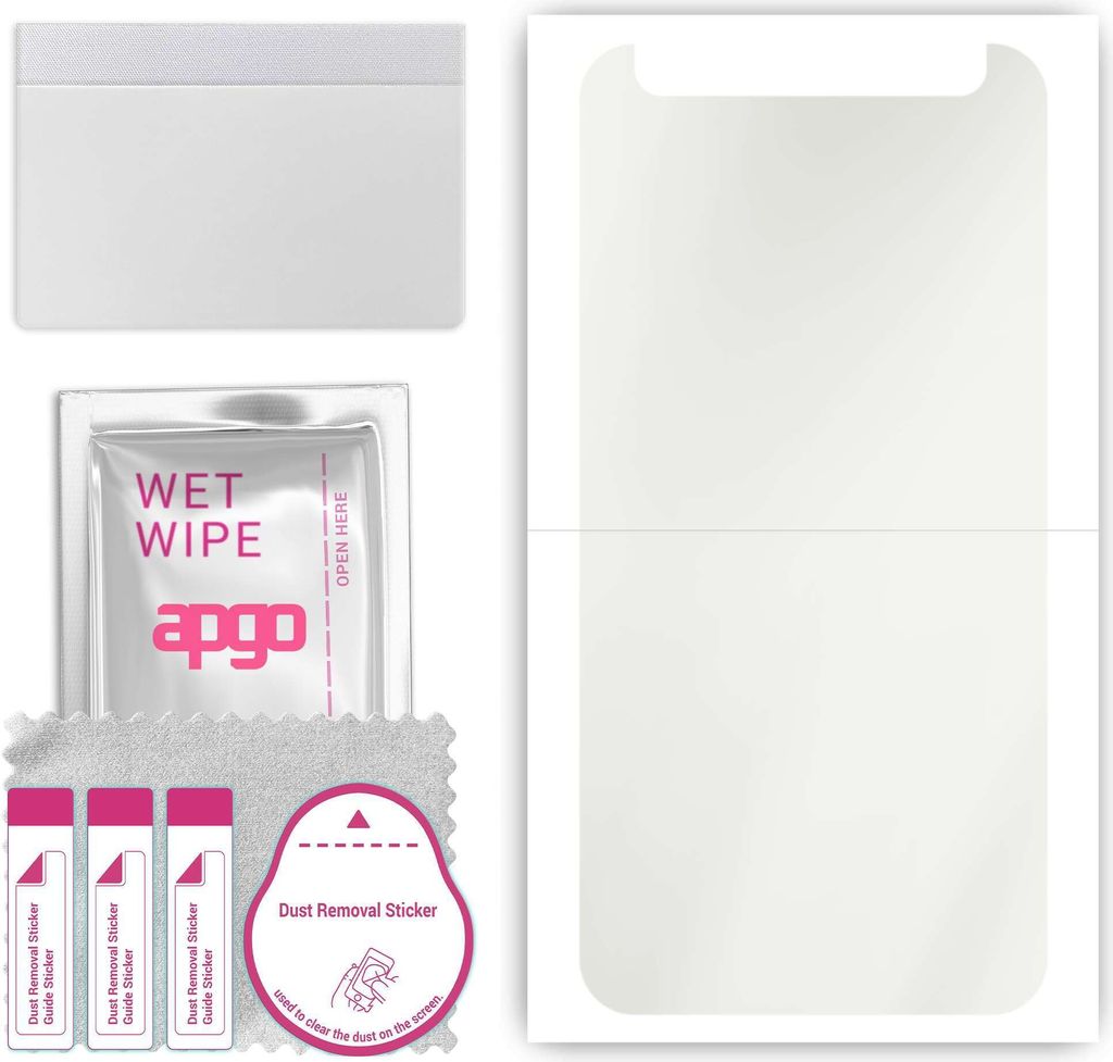 apgo Hydrogel Schutzfolie, Matt, kompatibel mit Huawei P9 Lite (2017), flexibele Displayschutzfolie, Folie mit Positionierhilfe, Anti-Fingerprint, ...