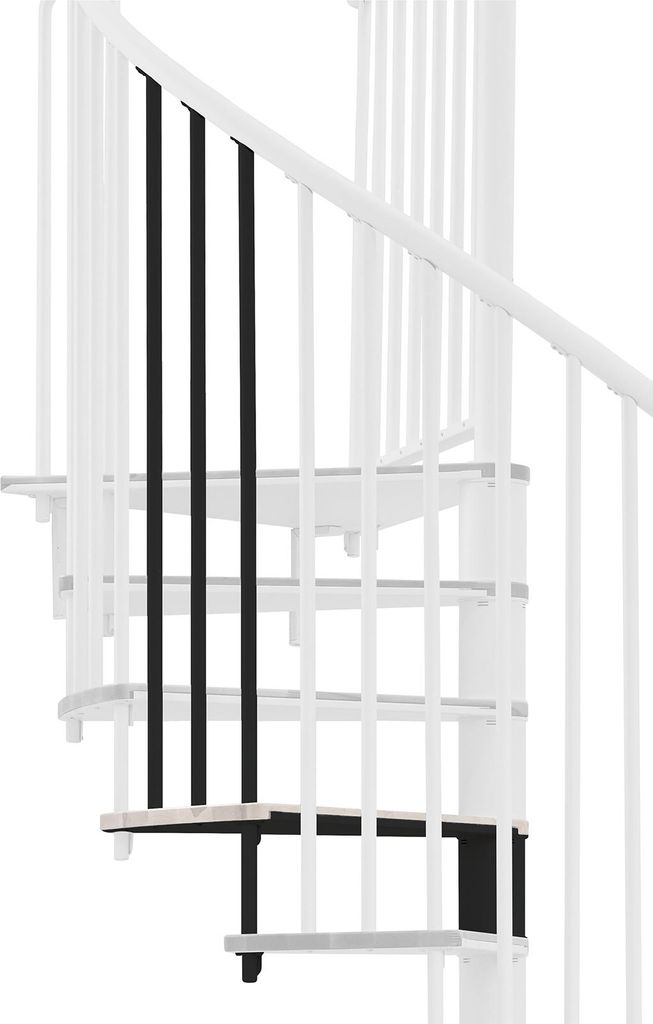 Minka Höhenerweiterung für Switch 160cm Durchmesser Weiß Schwarz