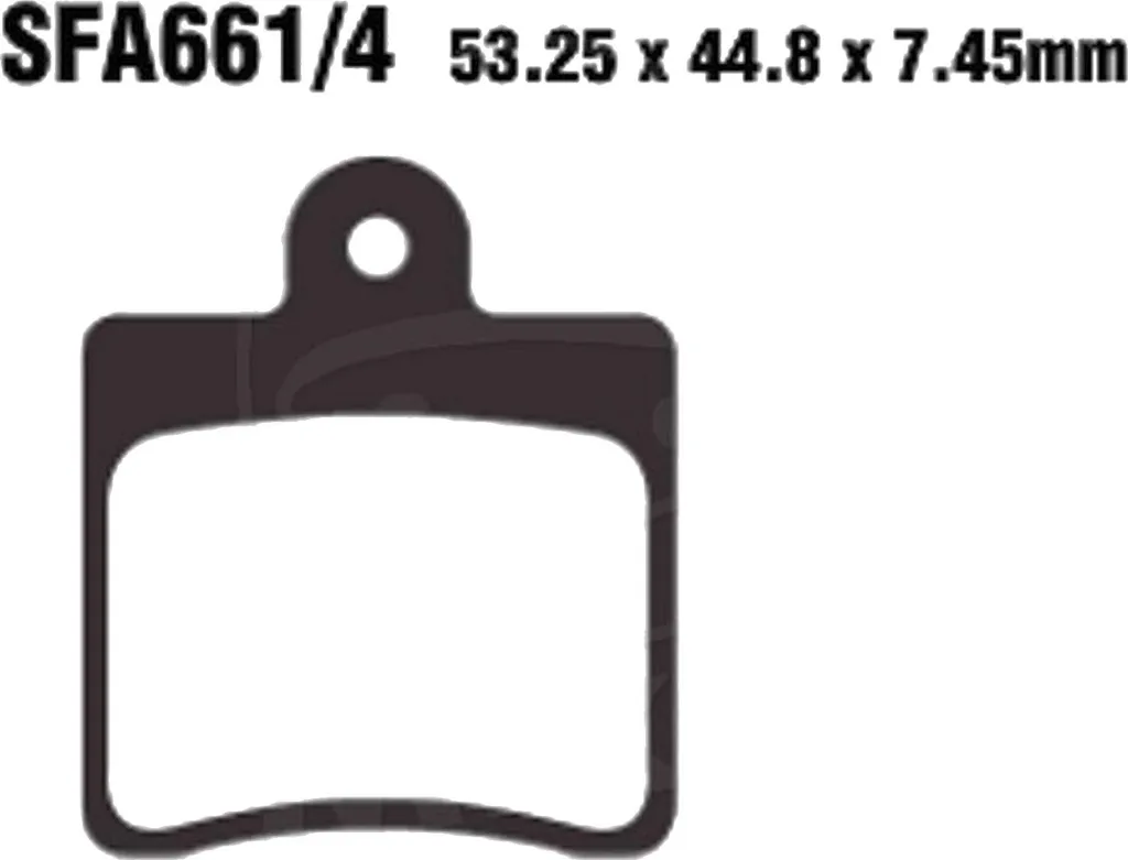 Plaquettes de frein avant pour Daelim S2 125 Fi SQ125 2008-2011 Pamoto