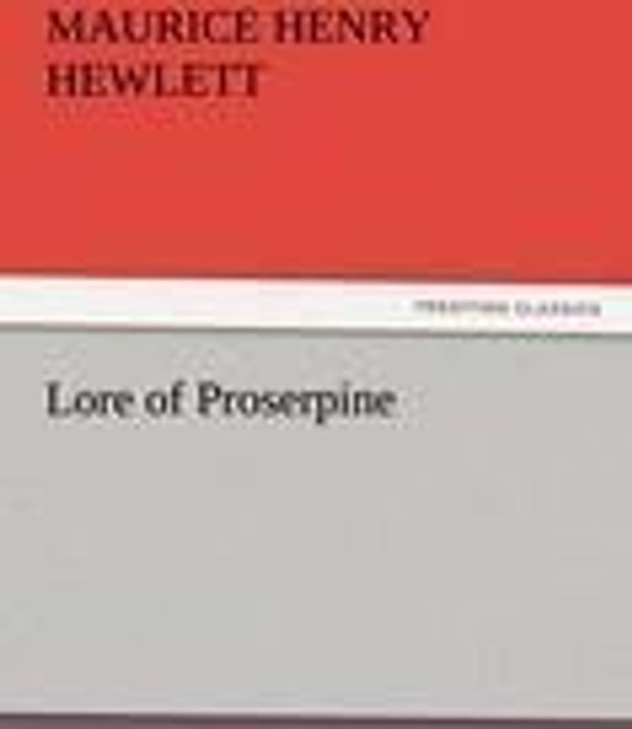 Lore of Proserpine