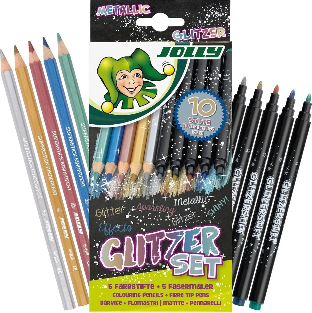 Décorez vos Fêtes avec le Set de 10 Paillettes Métalliques Jolly
