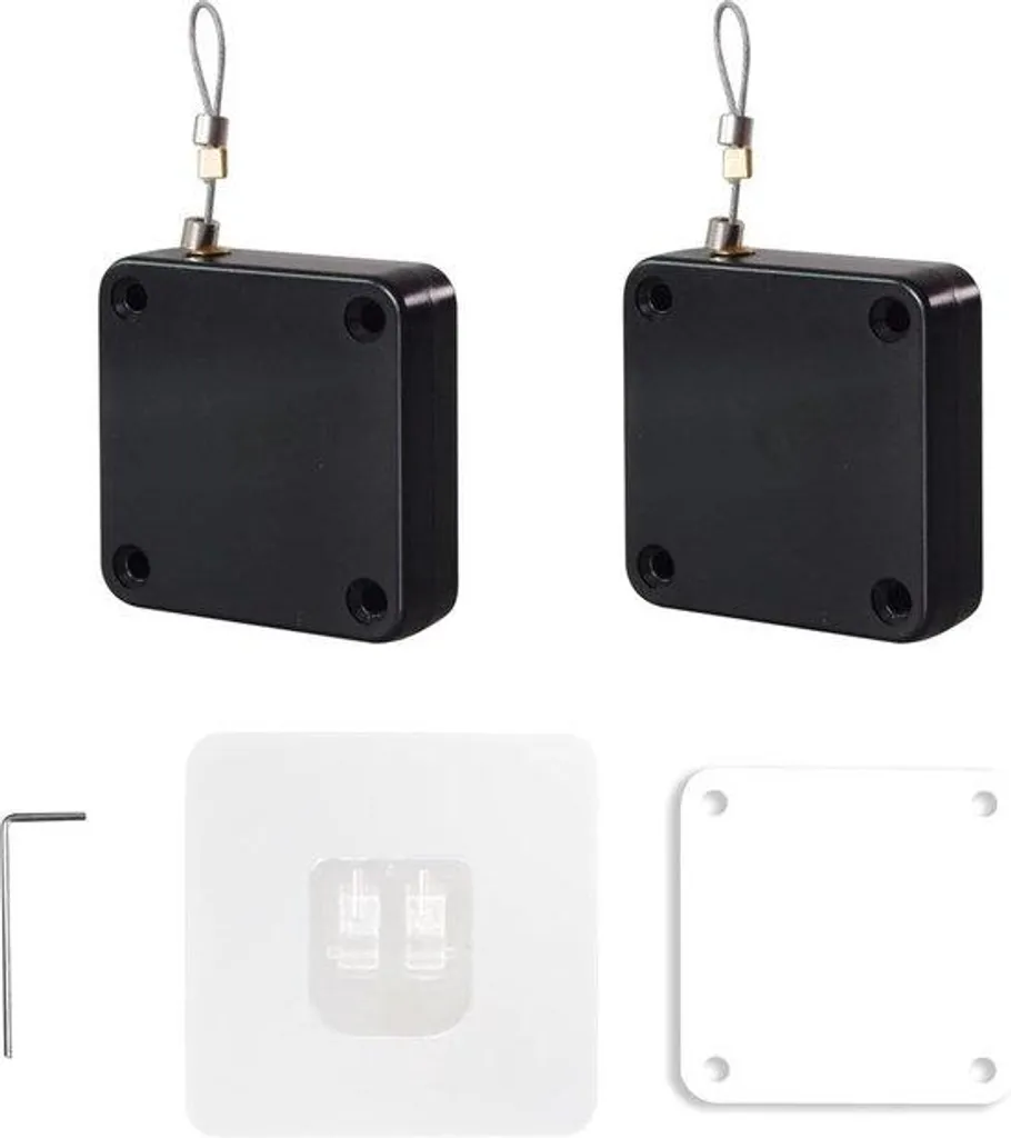 Ferme-porte noir 800g pour supprimer les courants d'air - Lot de 2