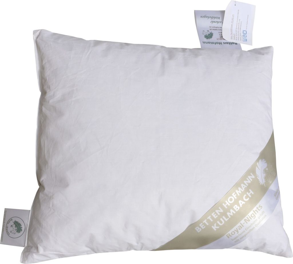 Betten Hofmann Babykissen Daunenkissen medium 35x40 cm flauschig weich 60 g