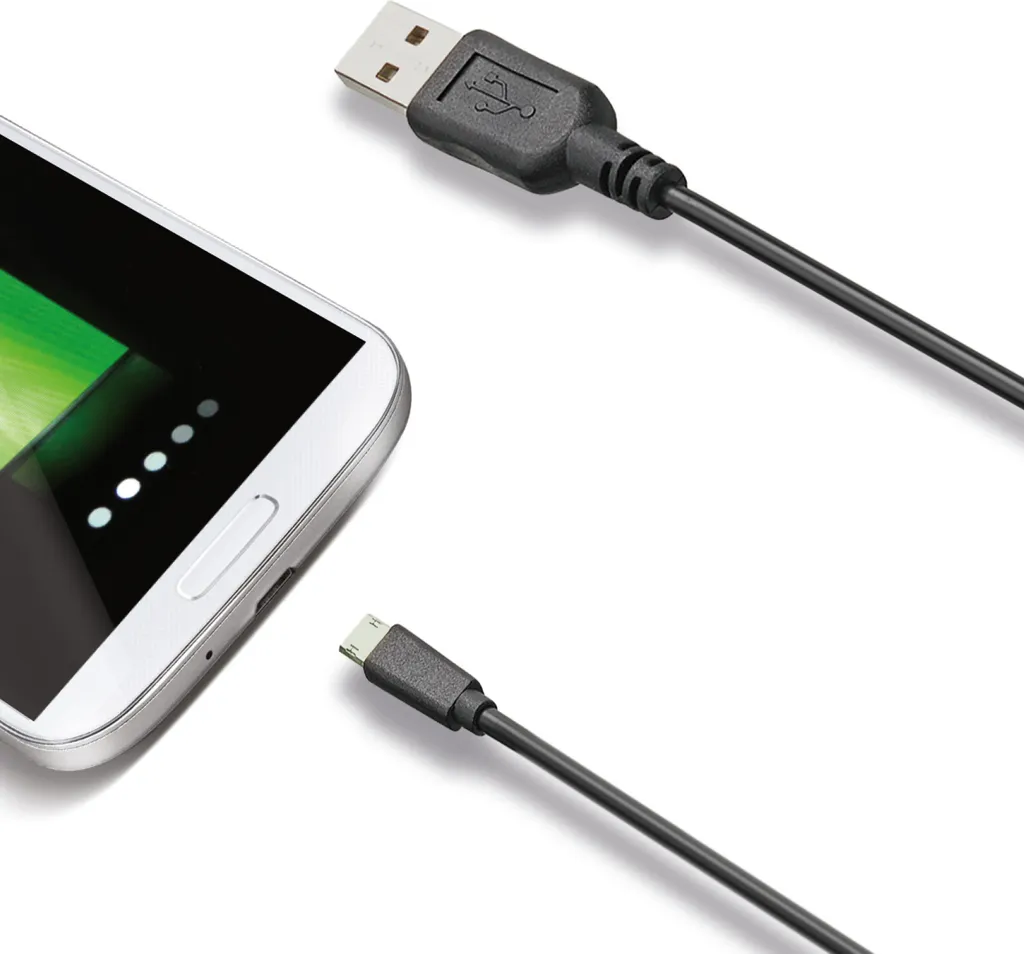 Celly Cavo Micro-USB per Viaggio | Ricarica Dispositivi Android Nero