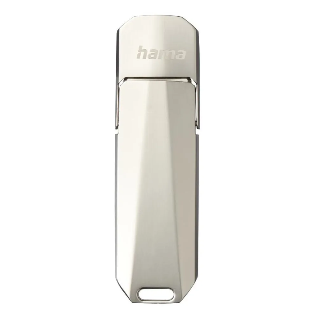 Hama Uni-C Deluxe 128GB USB-C 3.2 Argento - Pendrive Metallo Premium