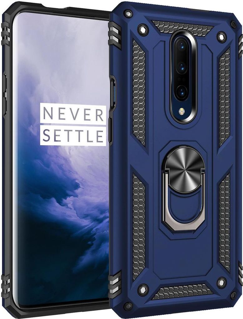 LaimTop OnePlus 7 Pro Hülle, Hybrid Robuste Rüstung Drehbarer Ring Halter Ständer Dual Layer Hard PC + TPU Stoßfest Schutzhülle für OnePlus 7...