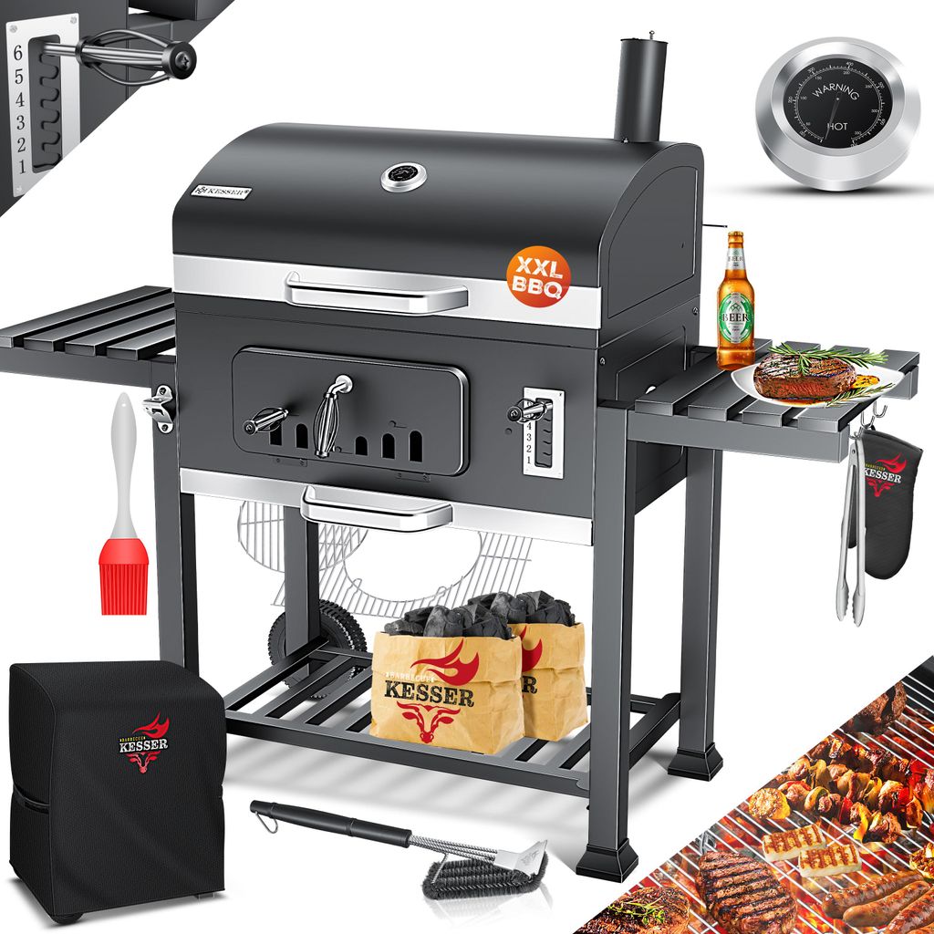 KESSER® Grill Carrello per barbecue XXL Barbecue a Immagine del prodotto 