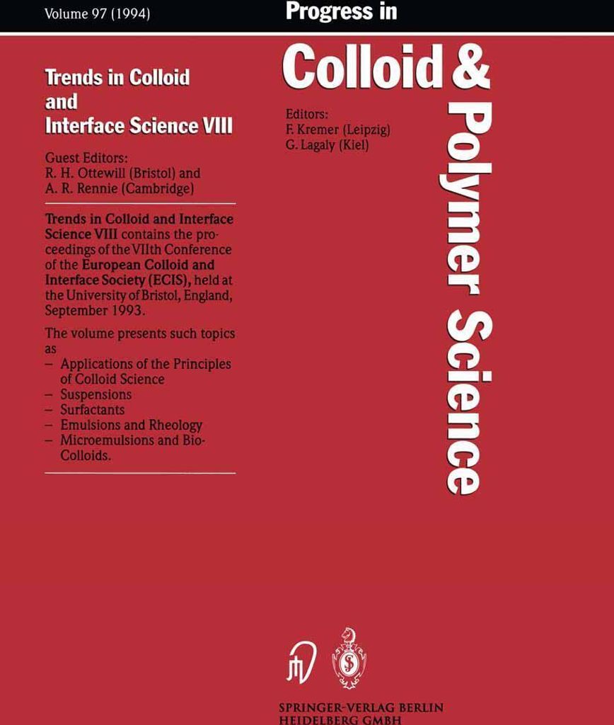 Trends in Colloid and Interface Science VIII