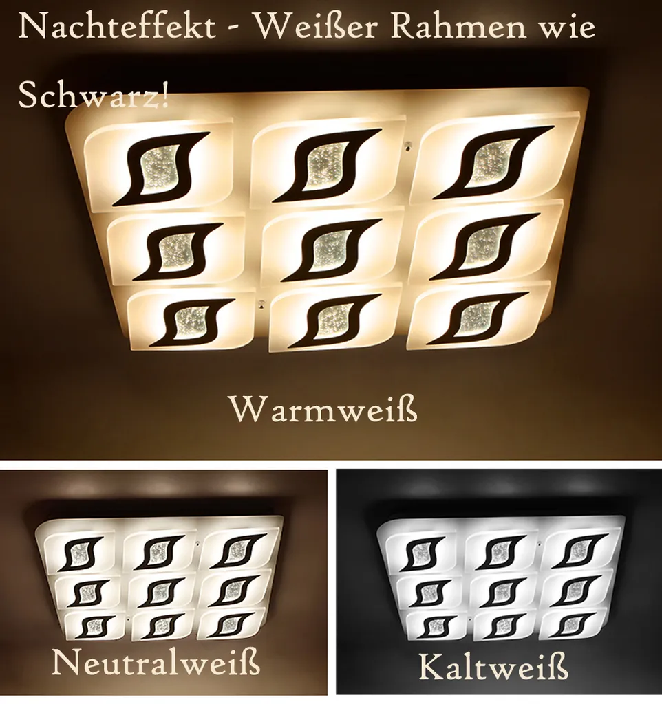 Plafonnier LED XW245WJ avec Télécommande - Luminosité Réglable