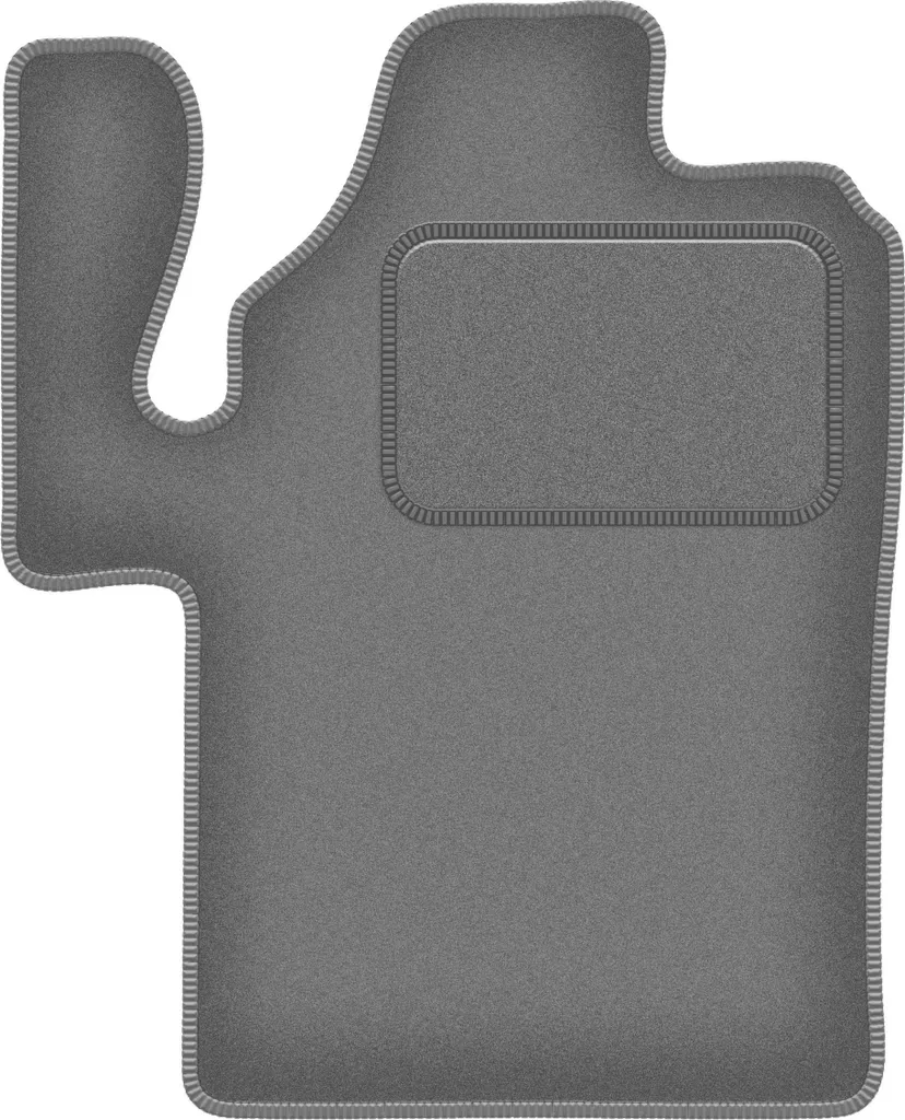 Tappetino conducente in velluto grafite compatibile con Mercedes Vito II W639 (2003-2014, furgone) – con fissaggi – su misura