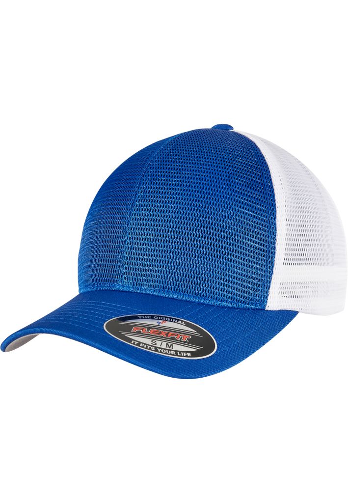 FLEXFIT 360T | Flexfit 360 Omnimesh Cap 2-Tone, Ohne Verschluss - Farbe: Royal/White - Größe: L/XL