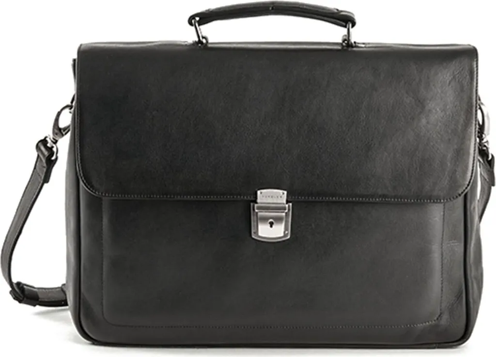 Sacoche business cuir noir HAROLD'S Campo pour ordinateur et dossiers