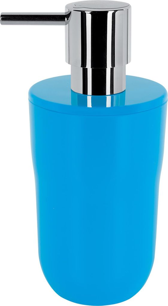 Spirella Seifenspender "Cocco" Flüssigseifen-Spender, Fassungsvermögen 7,5 x 7,5 x 16,5 cm - 300ml - Blau