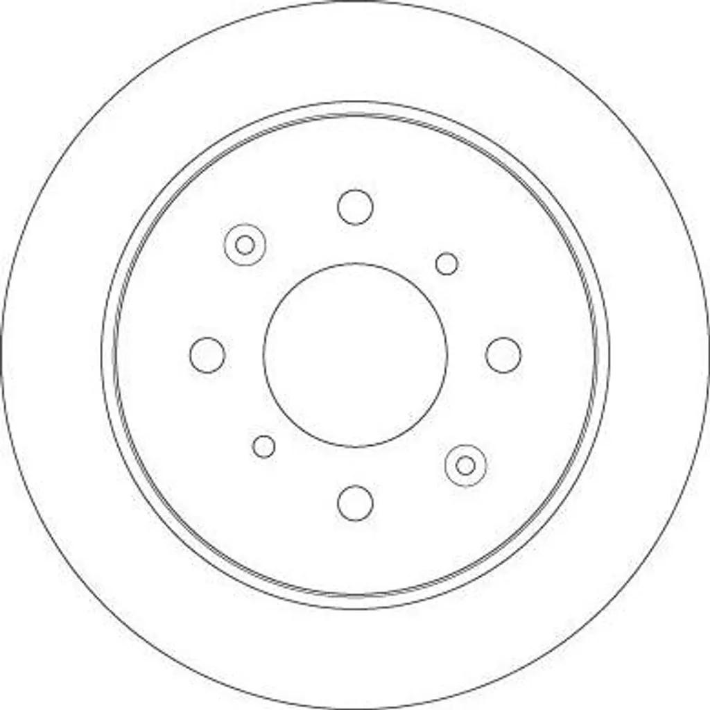 Disque de frein TRW DF6378 haute résistance pour Honda City et Jazz