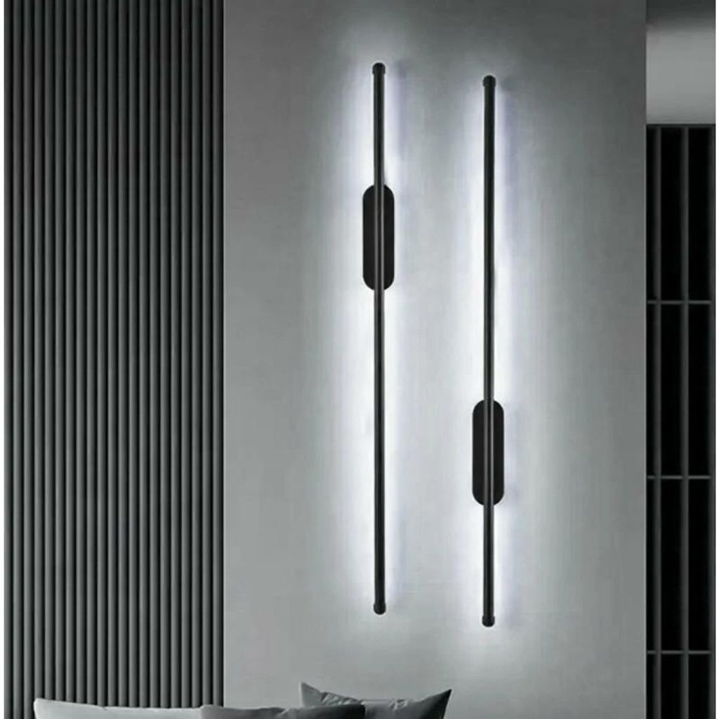APT ZD134A LED-Wandleuchte 6000 K, 60 cm, schwarz Produktbild 