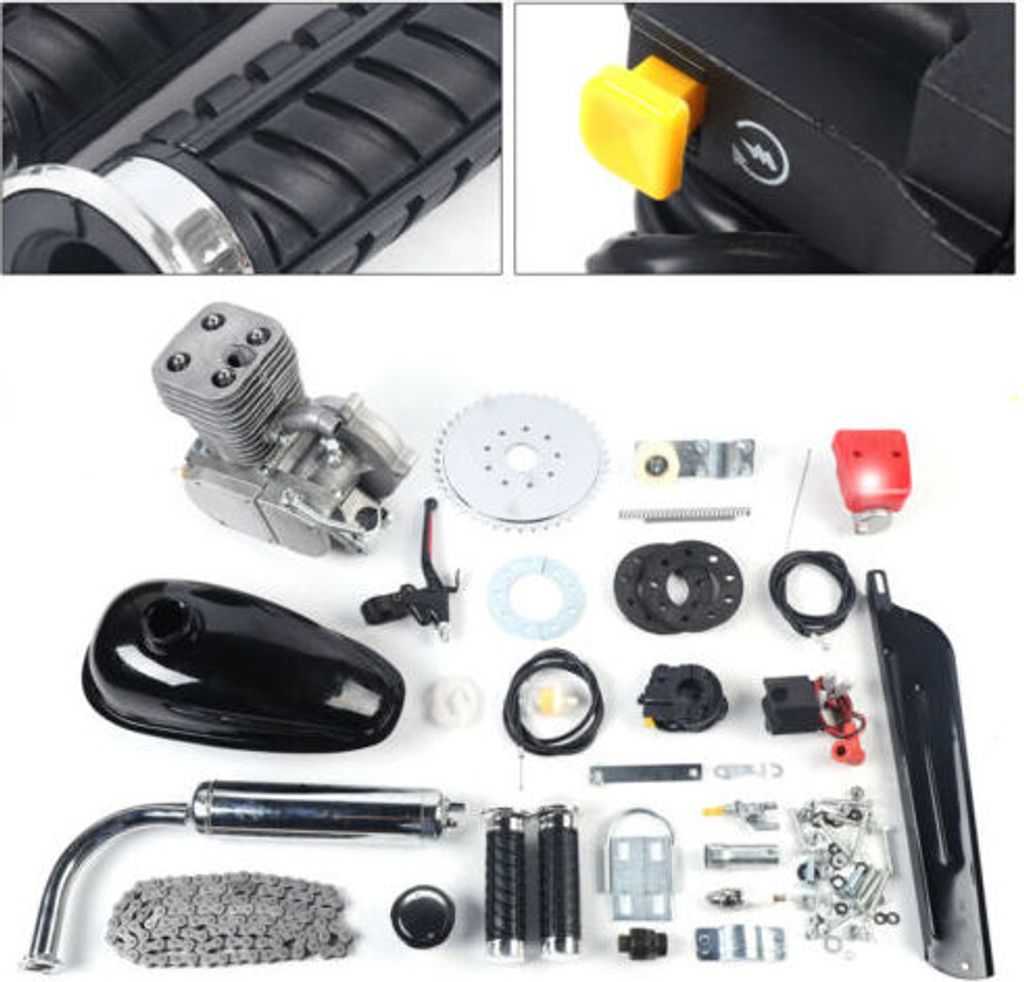 100cc 2-taktní jízdní kolo Motorizovaný plyn Moteur Obrázek produktu 