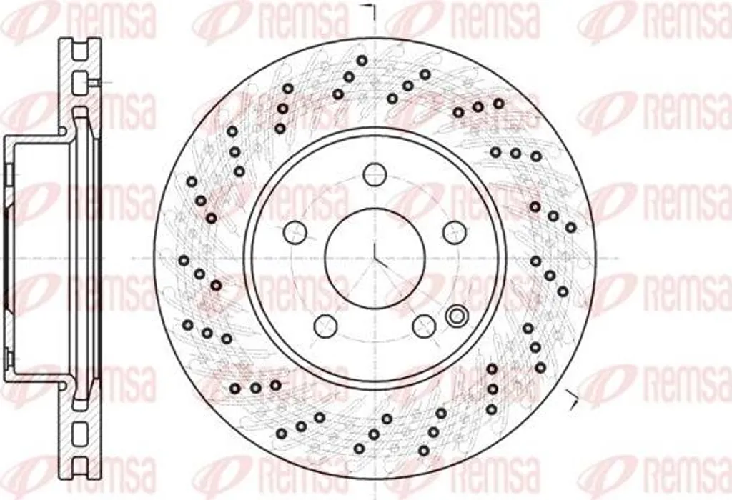 Remplacer votre disque de frein Mercedes Classe E avec le REMSA 61068.10