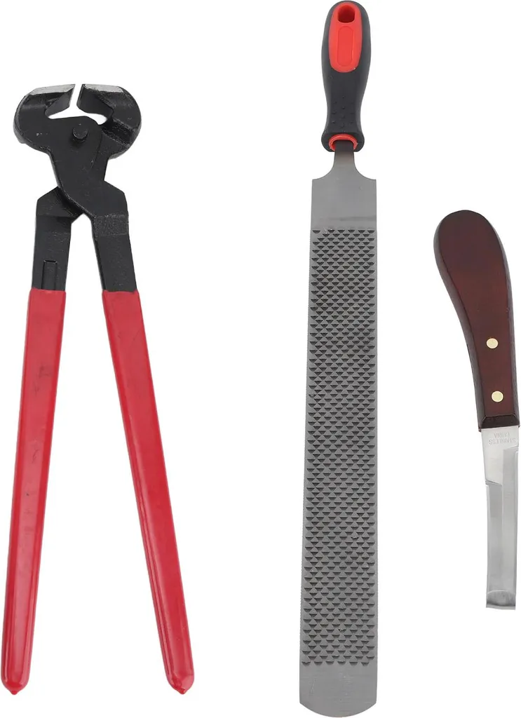Matériel de maréchalerie pour bovins et chevaux avec pince de coupe