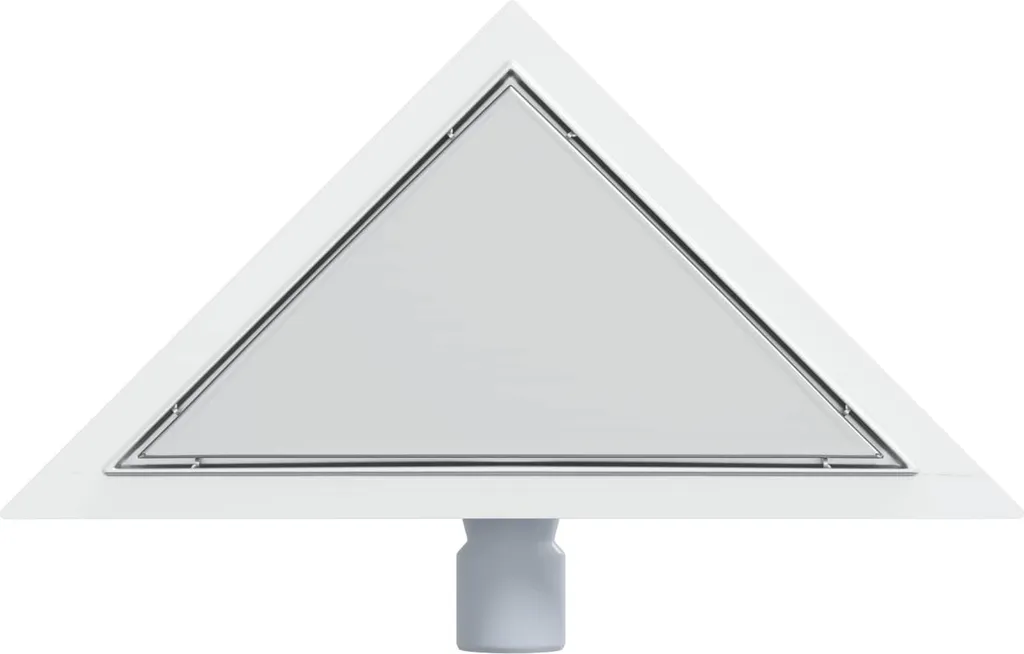 Siphon de douche d'angle pour drainage efficace et sol carrelé 32cm - 7