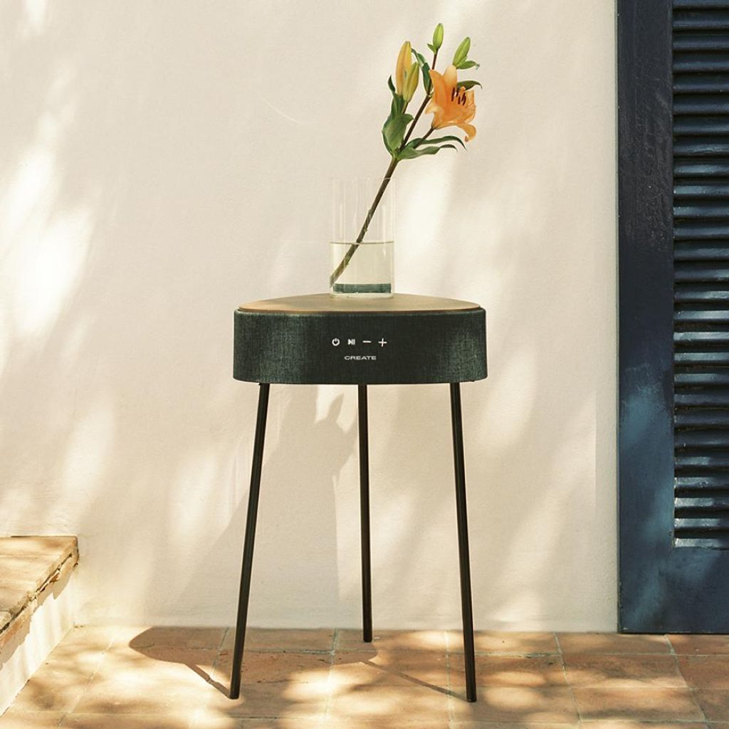 SPEAKER TABLE 180 - Tischlautsprecher mit unidirektionalem 180°-Sound, Bluetooth und kabelloser Ladefunktion