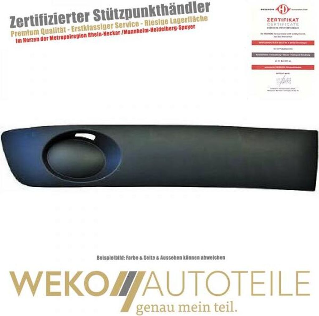 Lüftungsgitter Stoßstange links DIEDERICHS 2273147 für VW